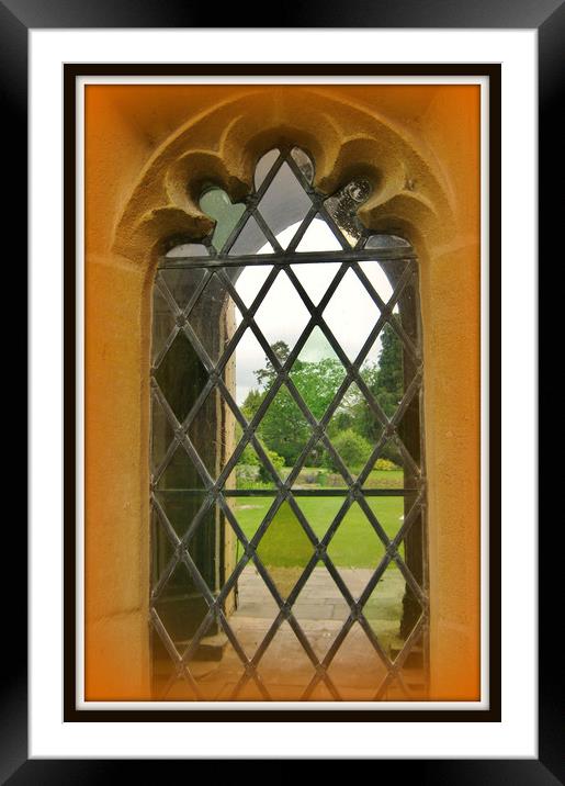 The Bishop's Window. Framed Mounted Print by Heather Goodwin