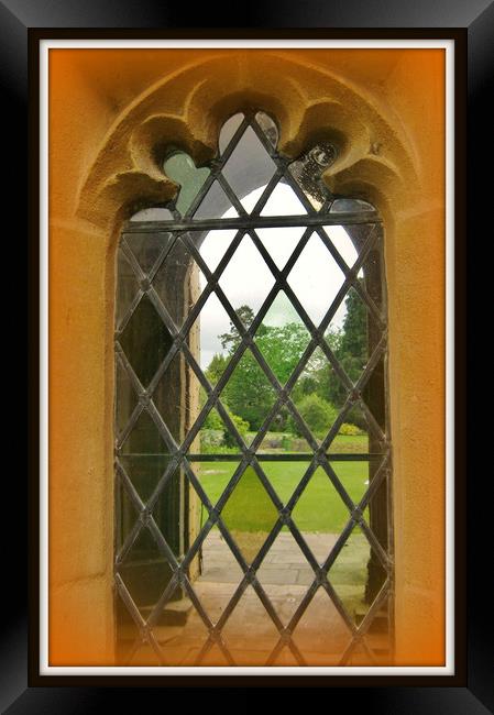 The Bishop's Window. Framed Print by Heather Goodwin
