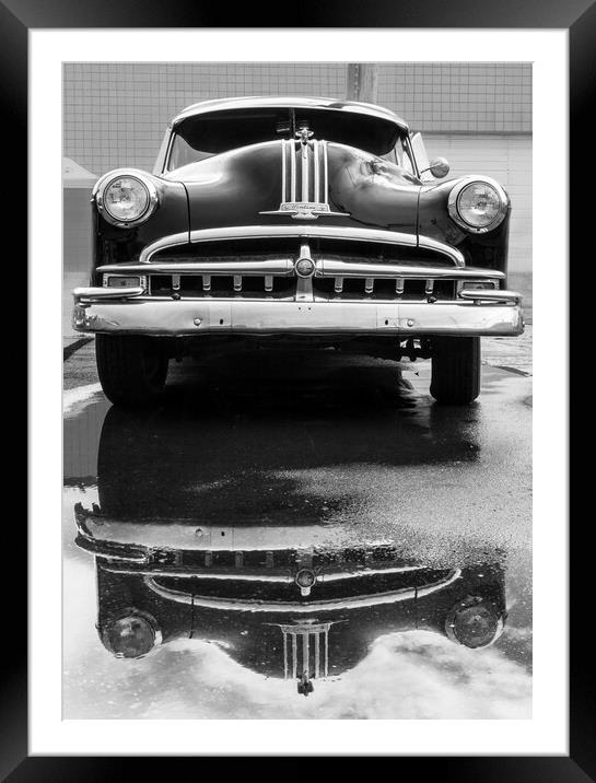 49 Pontiac after a rain Framed Mounted Print by Jim Hughes
