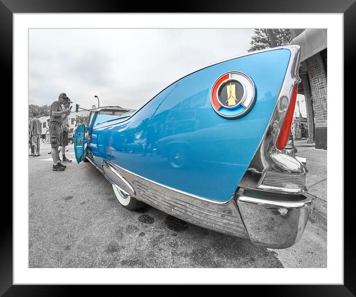 At The Car Show Framed Mounted Print by Jim Hughes