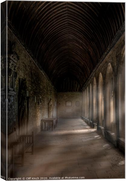 Ethereal Light at New College Canvas Print by Cliff Kinch