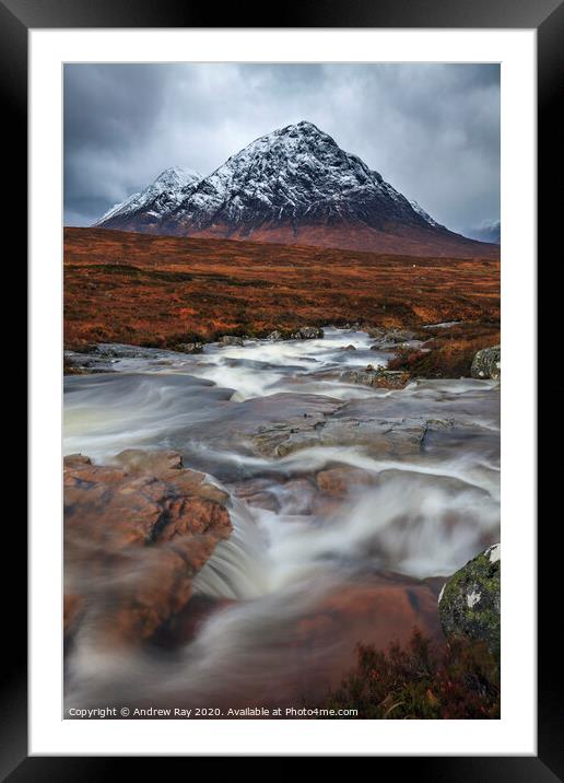 The Cauldron (Rannoch Moor) Framed Mounted Print by Andrew Ray