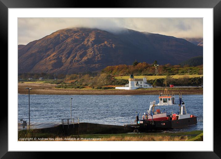 Corran Ferry Framed Mounted Print by Andrew Ray