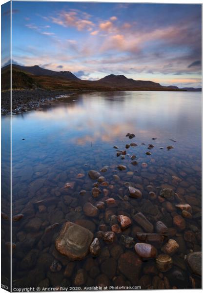 Loch Loyal Canvas Print by Andrew Ray