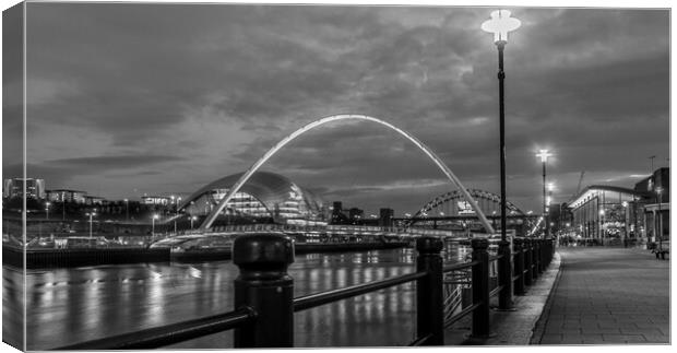 Picture of Newcastle Canvas Print by Naylor's Photography