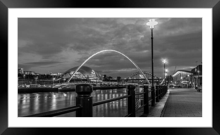 Picture of Newcastle Framed Mounted Print by Naylor's Photography