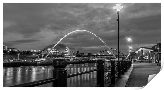 Picture of Newcastle Print by Naylor's Photography
