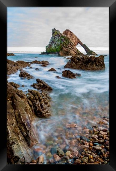 Bow Fiddle Rock Framed Print by Tony Bishop