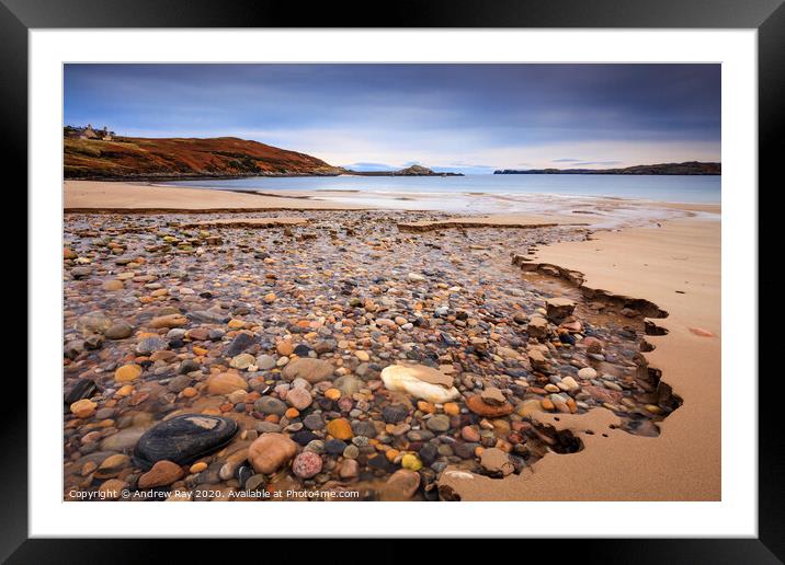 Talmine Beach Framed Mounted Print by Andrew Ray