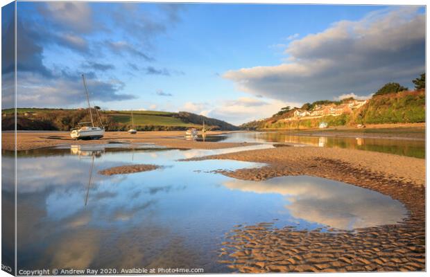 Gannel Reflections Canvas Print by Andrew Ray