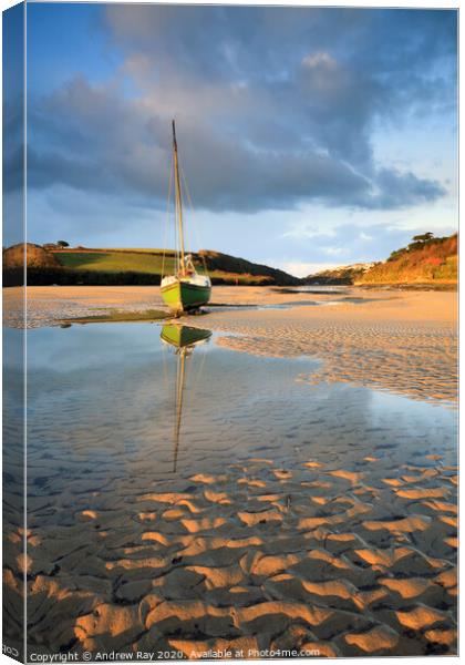 First light (The Gannel) Canvas Print by Andrew Ray