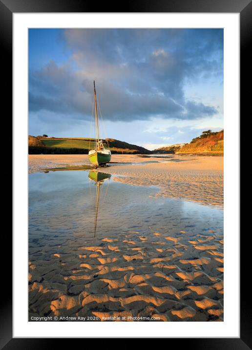 First light (The Gannel) Framed Mounted Print by Andrew Ray