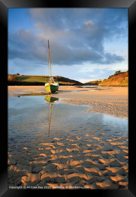 First light (The Gannel) Framed Print by Andrew Ray