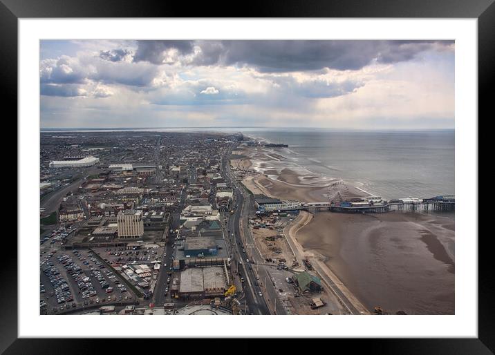 Blackpool Framed Mounted Print by Hectar Alun Media