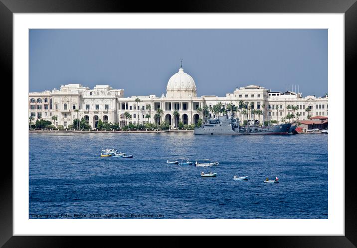 Alexandria Towers, Alexandria, Egypt Framed Mounted Print by Peter Bolton