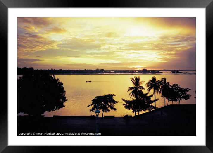 Sunrise in Phnom Penh  Framed Mounted Print by Kevin Plunkett