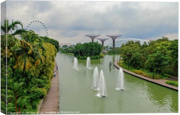 Gardens by the Bay Singapore Canvas Print by Jim Key