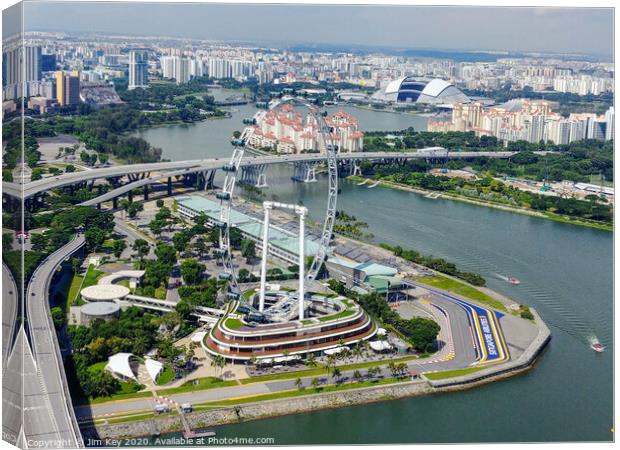 Central Singapore  Canvas Print by Jim Key