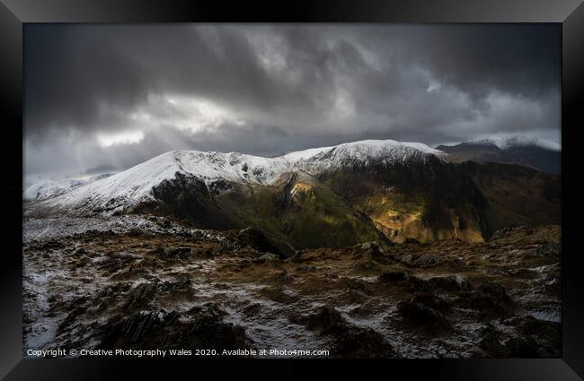 Views from Cat Bells and High Spy, Lake District  Framed Print by Creative Photography Wales