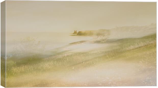 Reculver View from Herne Bay Downs  Canvas Print by Eileen Wilkinson ARPS EFIAP