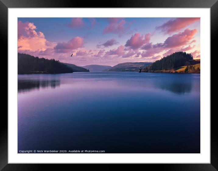 Lake Vyrnwy Framed Mounted Print by Nick Wardekker