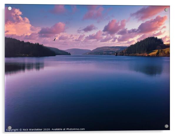Lake Vyrnwy Acrylic by Nick Wardekker