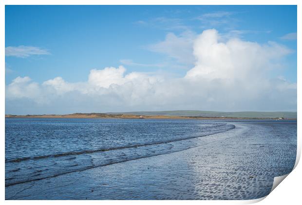 Instow beach on the North Devon coast Print by Tony Twyman