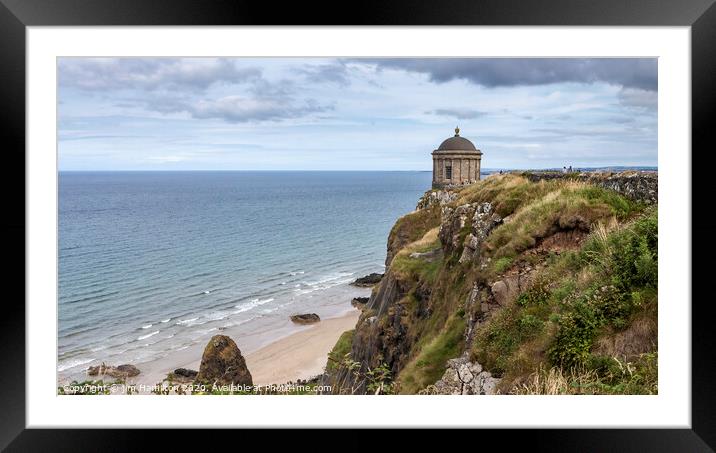Mussenden Temple Framed Mounted Print by jim Hamilton