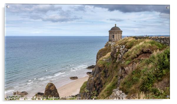 Mussenden Temple Acrylic by jim Hamilton