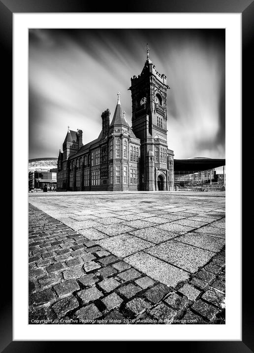 The Pierhead Bilding, Cardiff Bay, Cardiff Bay Framed Mounted Print by Creative Photography Wales