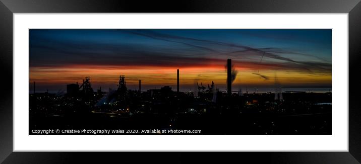 Sky cloud Framed Mounted Print by Creative Photography Wales
