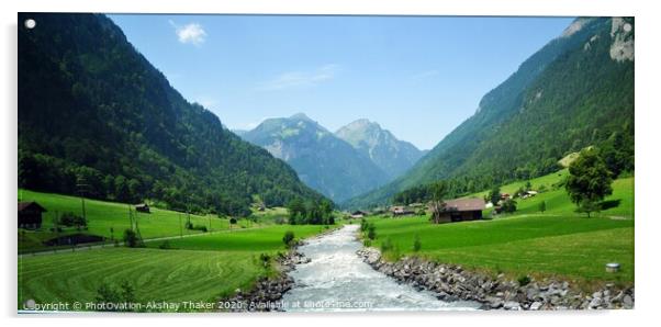 Beautiful Poster perfect panoramic Landscape in Sw Acrylic by PhotOvation-Akshay Thaker