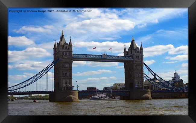 London tower bridge Framed Print by Andrew Heaps
