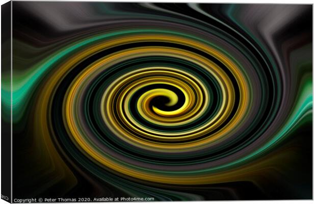Swirl #5 Canvas Print by Peter Thomas