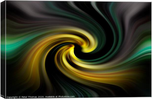 Swirl #6 Canvas Print by Peter Thomas