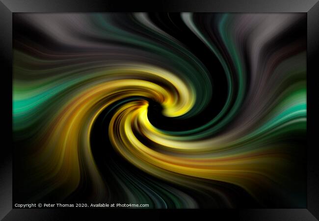 Swirl #6 Framed Print by Peter Thomas