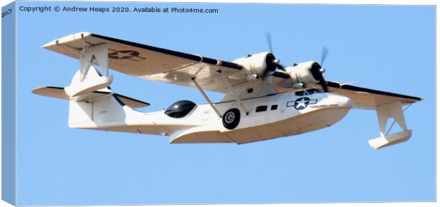Catalina sea plane Canvas Print by Andrew Heaps