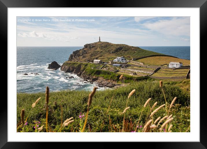 Cape Cornwall Framed Mounted Print by Brian Pierce