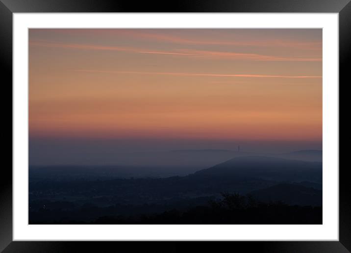 Dawns Glow over Croker Hill Framed Mounted Print by Wayne Molyneux