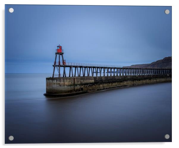 Whitby Pier Acrylic by chris smith