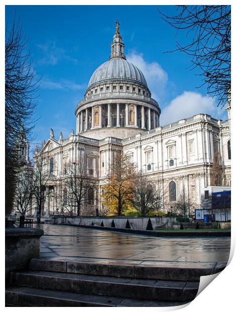 St Pauls Cathedral  Print by Vicky Outen