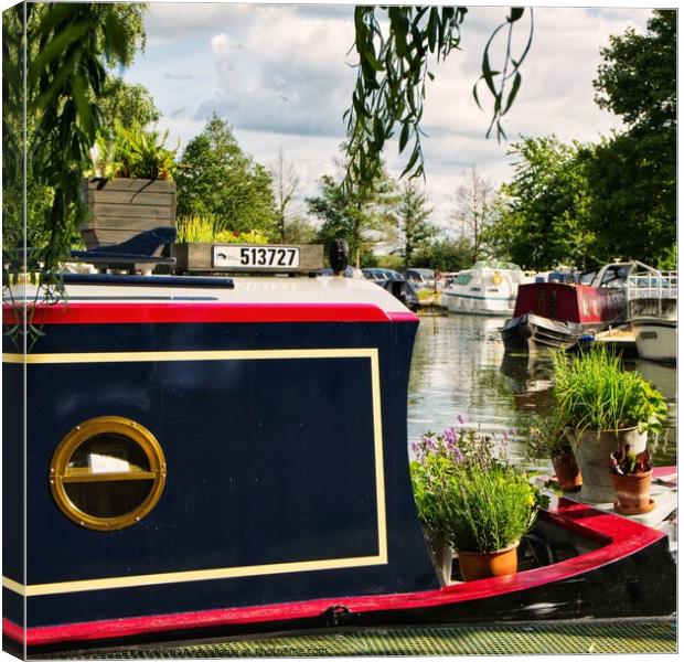 Ely Riverside   Canvas Print by Jacqui Farrell
