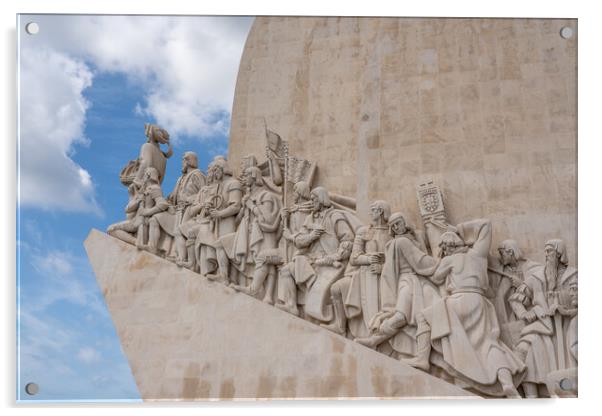 Monument of the Discoveries in Belem near Lisbon Acrylic by Steve Heap
