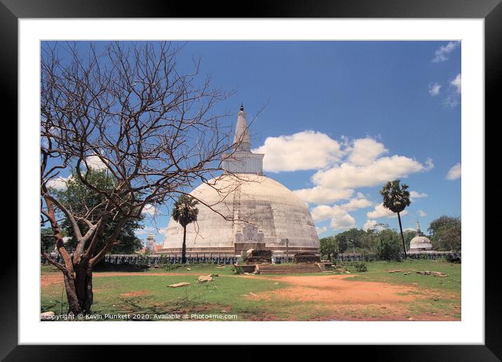 Anuradhapura, Sri Lanka Framed Mounted Print by Kevin Plunkett