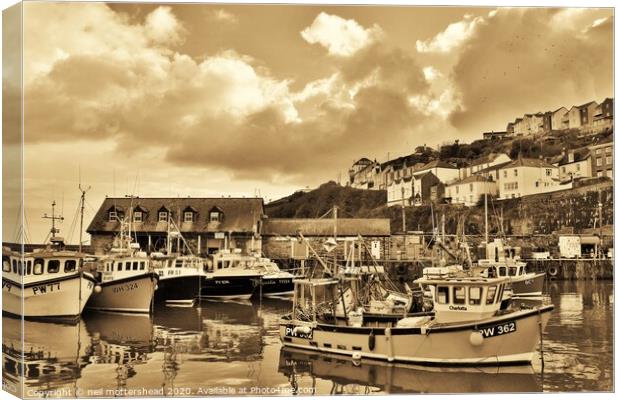 Mevagissey, Cornwall. Canvas Print by Neil Mottershead