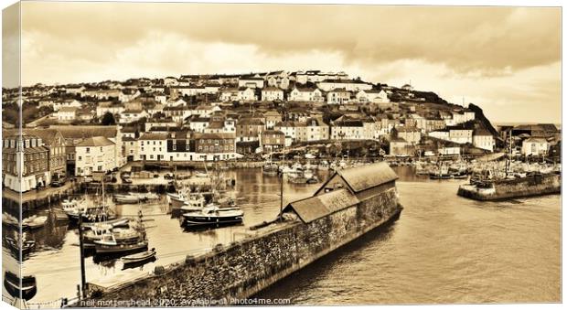 Mevagissey, Cornwall. Canvas Print by Neil Mottershead