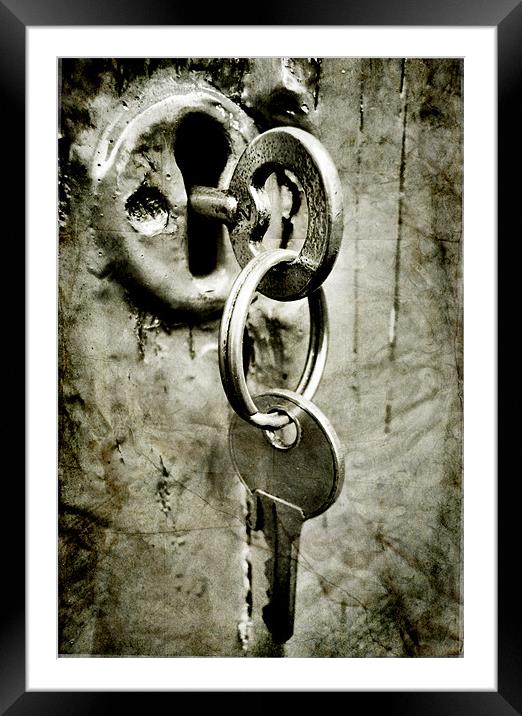 locked Framed Mounted Print by Heather Newton