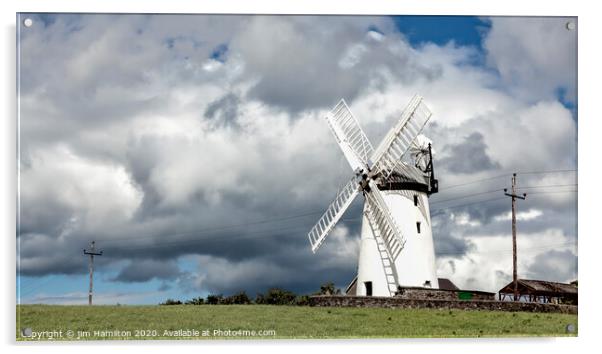 Ballycopeland Windmill, Ireland. Acrylic by jim Hamilton