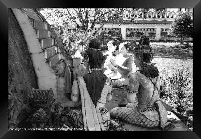 Buddhist Temple Chaing Mai, Thailand Framed Print by Kevin Plunkett
