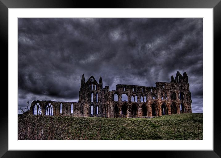 Whitby Abbey Framed Mounted Print by Ray Hammond
